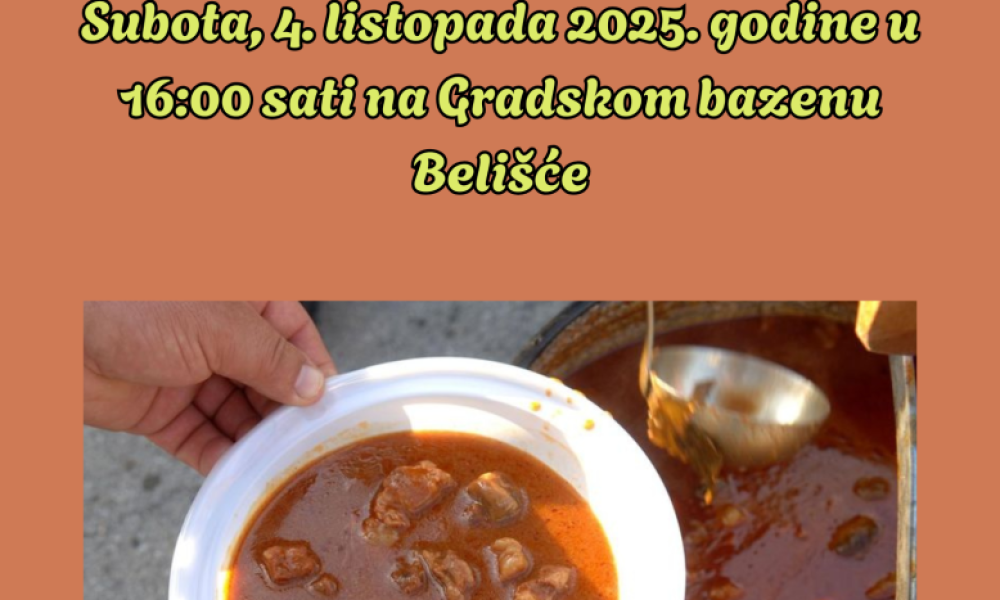 Plakat - Državno natjecanje u kuhanju čobanca