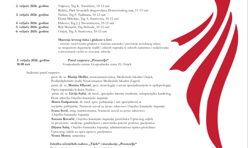 Žene u crvenom - plakat